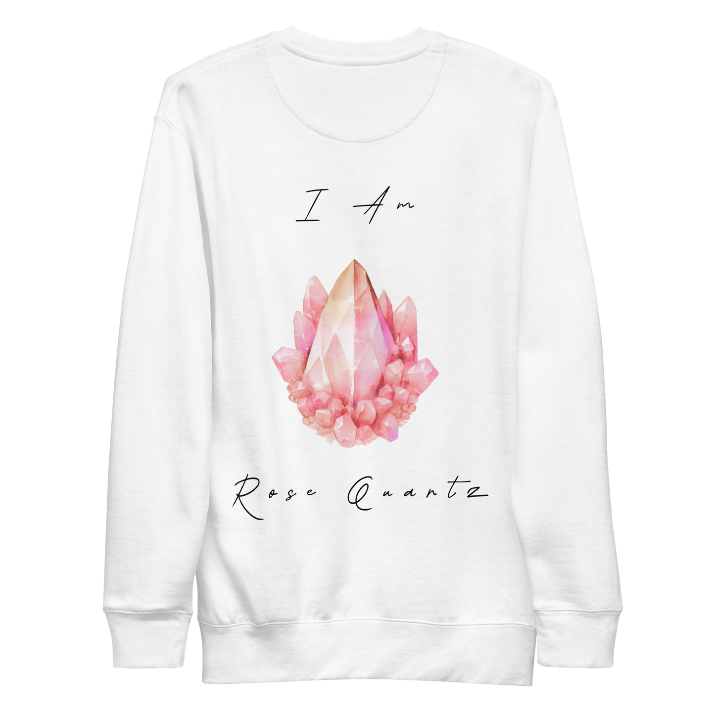 Rose Quartz Healing Crystal-Infused Sweatshirt