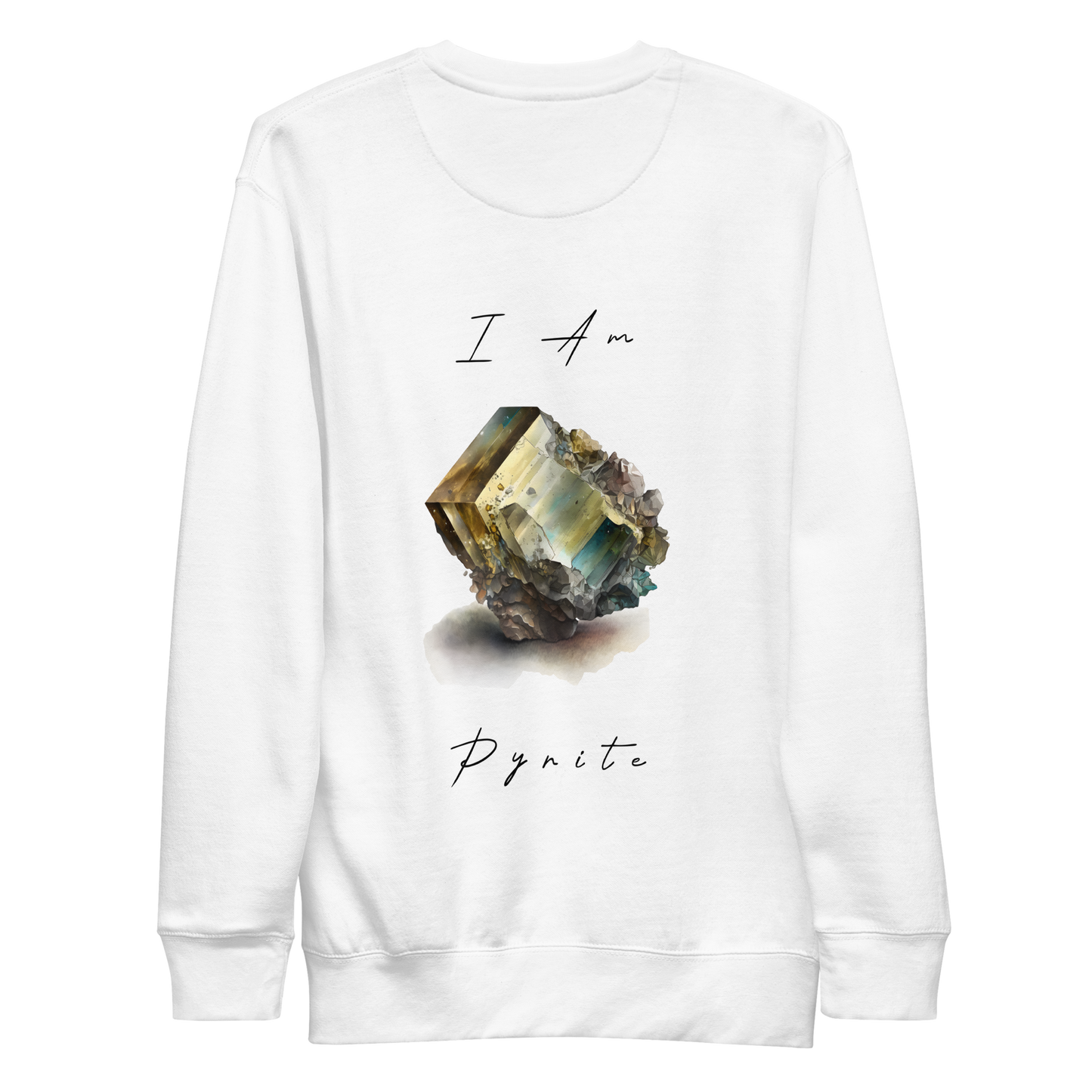 Pyrite Healing Crystal-Infused Sweatshirt