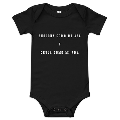 Baby Girl Authentic Mexican Quote Onesie