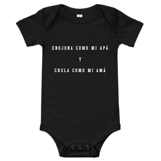 Baby Girl Authentic Mexican Quote Onesie