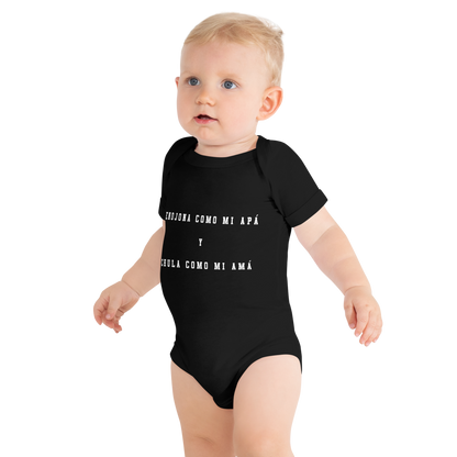 Baby Girl Authentic Mexican Quote Onesie