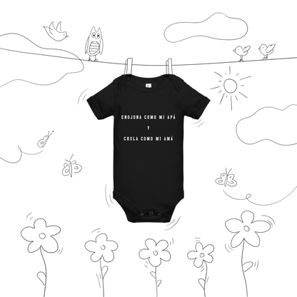 Baby Girl Authentic Mexican Quote Onesie