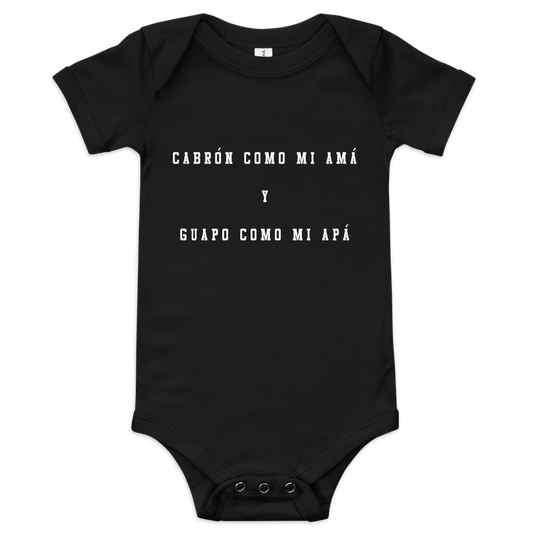 Baby Boy Authentic Mexican Quote Onesie