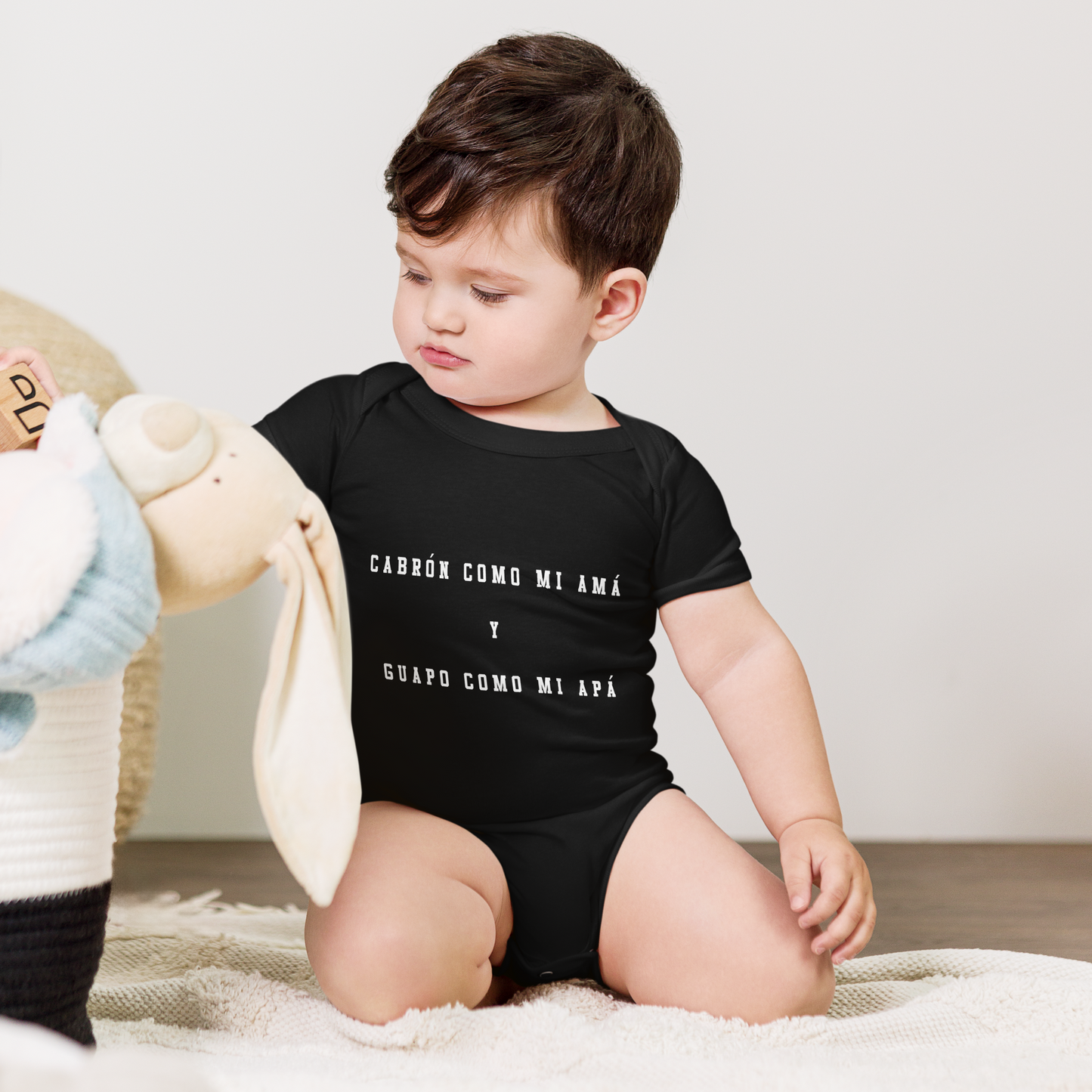 Baby Boy Authentic Mexican Quote Onesie