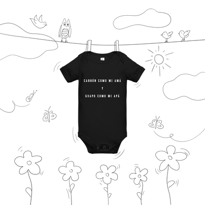 Baby Boy Authentic Mexican Quote Onesie