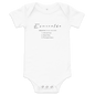 Esmeralda Baby Healing Crystal-Infused Graphic Onesie