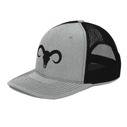 Bull Skull Authentic Mexican-Inspired Embroidered Mesh Trucker Baseball Hat