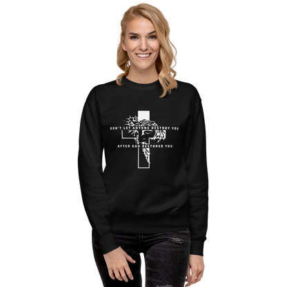 God Restored You Inspiring Graphic Sweatshirt with quotes