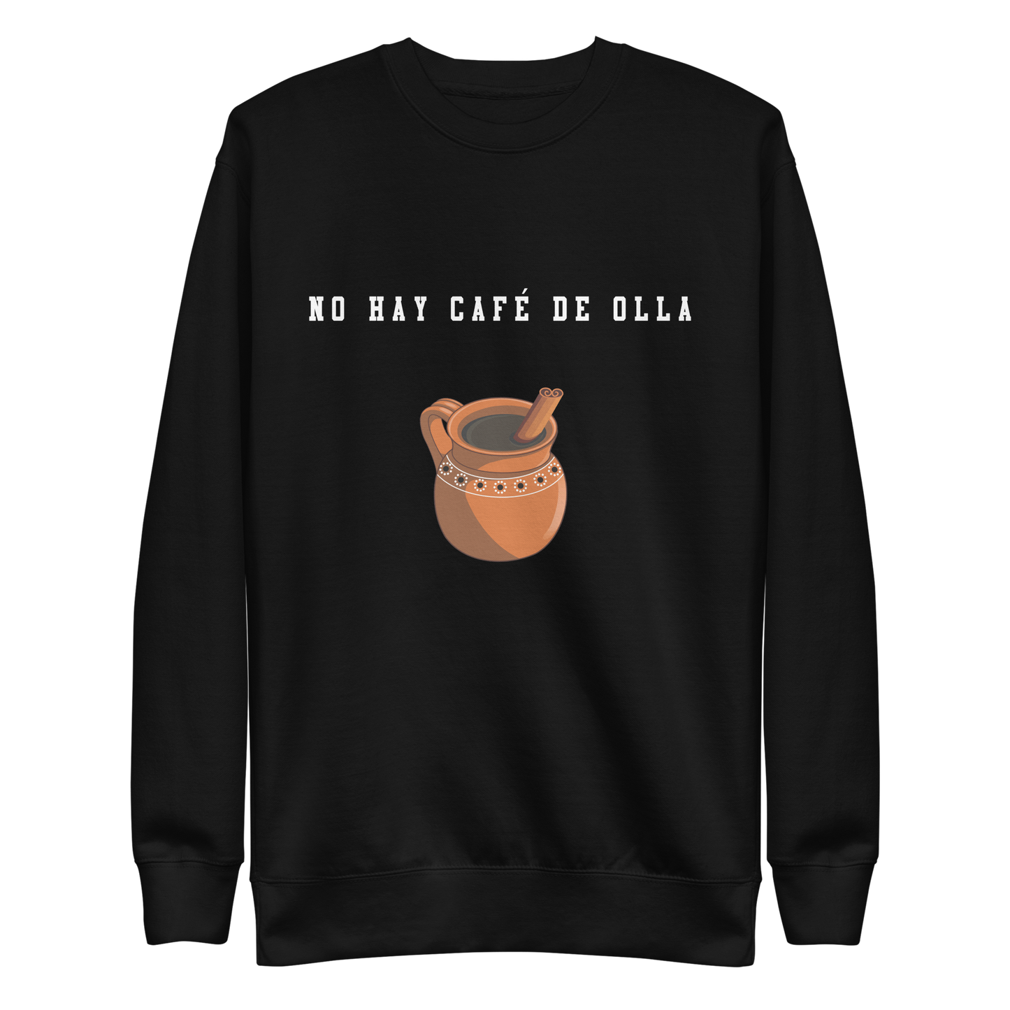 Café De Olla Couples Matching Cozy Authentic Mexican Graphic Quote Sweatshirt