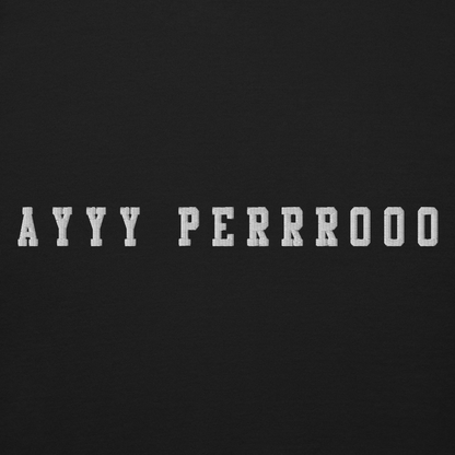 Ayy Perro Embroidered Authentic Mexican Graphic Quote Sweatshirt