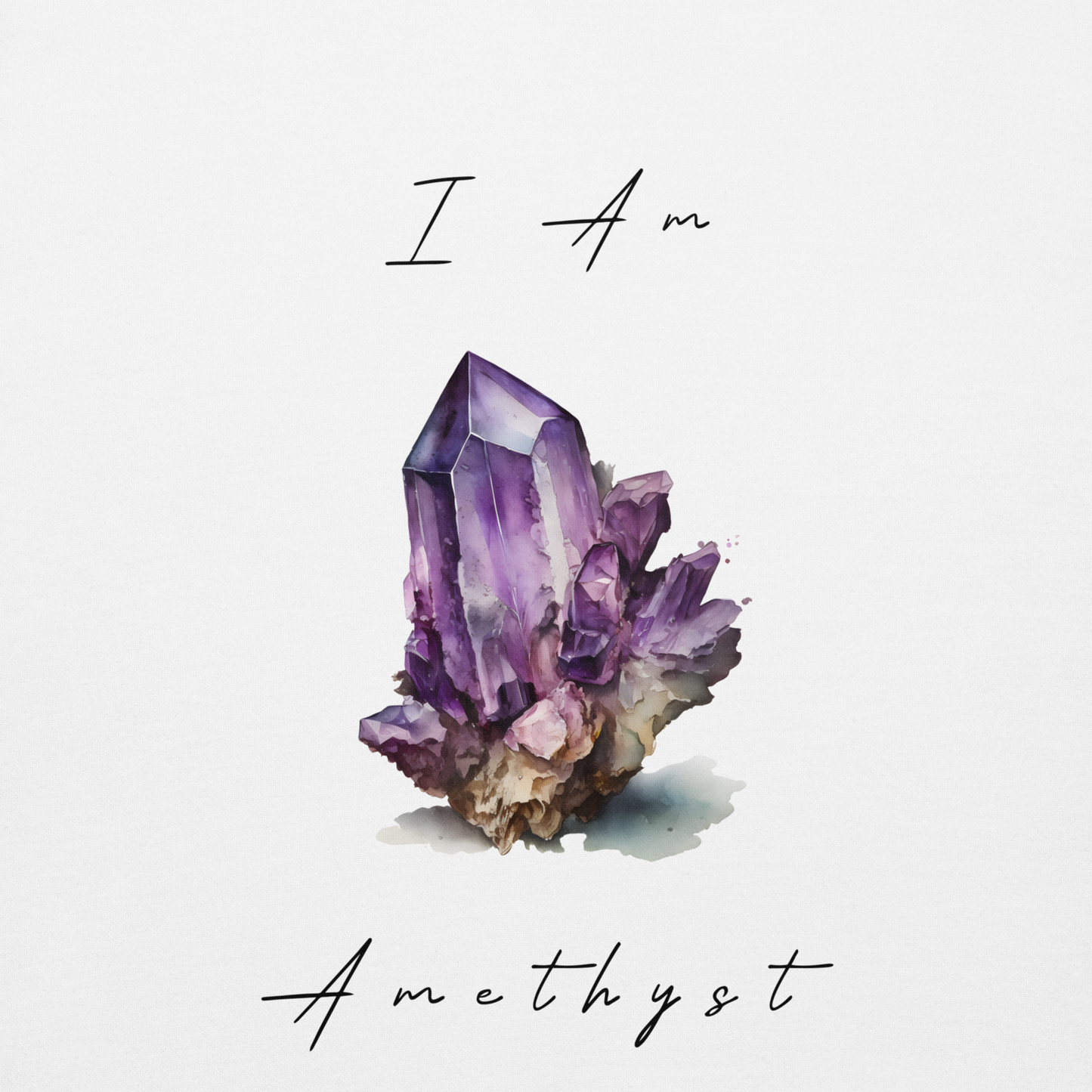 Amethyst Healing Crystal-Infused Sweatshirt