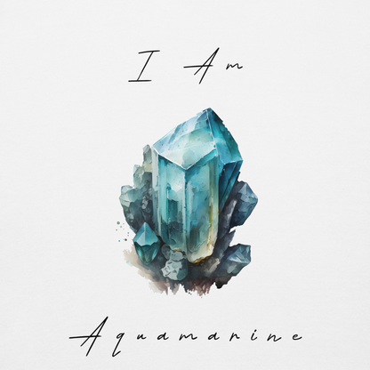 Aquamarine Healing Crystal-Infused Sweatshirt