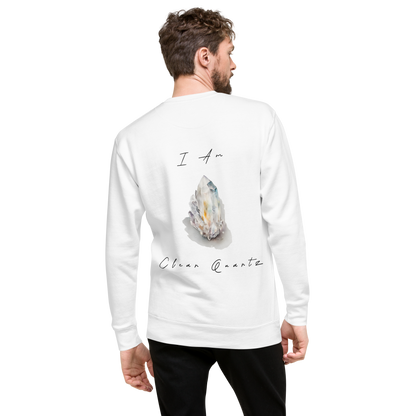 Clear Quartz Healing Crystal-Infused Sweatshirt