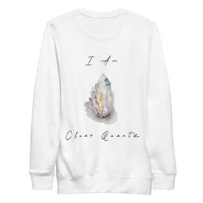 Clear Quartz Healing Crystal-Infused Sweatshirt