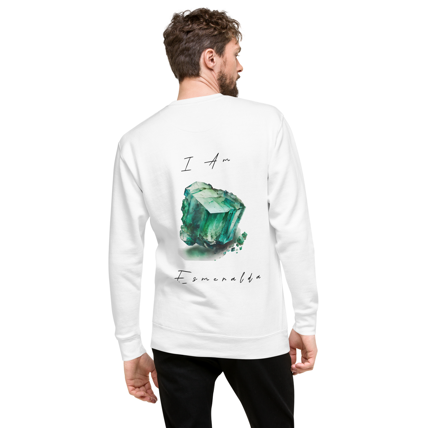 Esmeralda Healing Crystal-Infused Sweatshirt