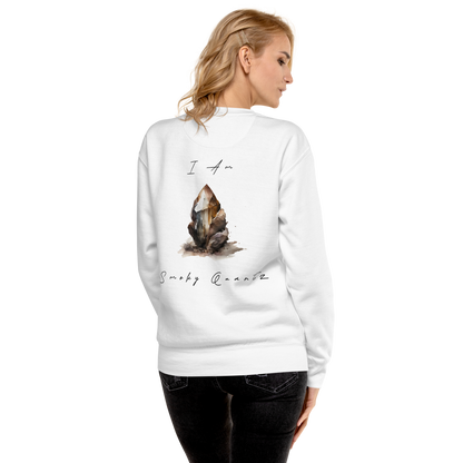 Smokey Quartz Healing Crystal-Infused Sweatshirt
