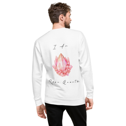Rose Quartz Healing Crystal-Infused Sweatshirt