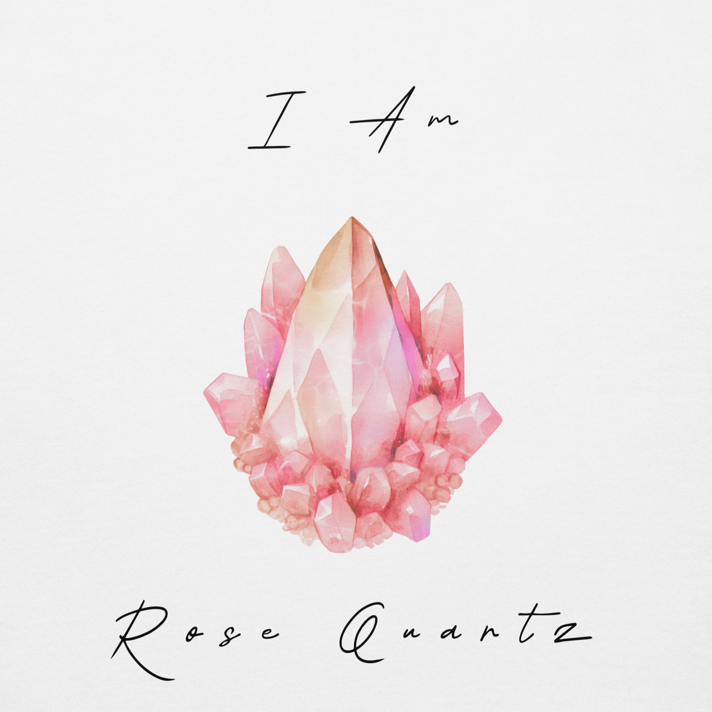 Rose Quartz Healing Crystal-Infused Sweatshirt