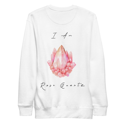 Rose Quartz Healing Crystal-Infused Sweatshirt