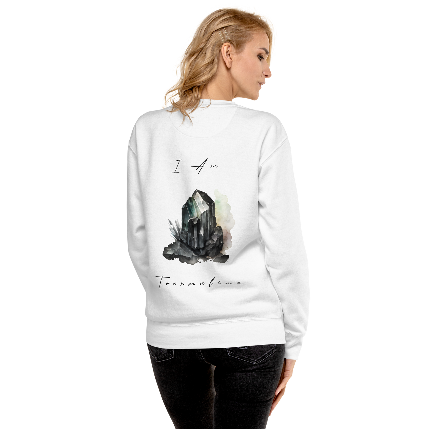 Tourmaline Healing Crystal-Infused Sweatshirt