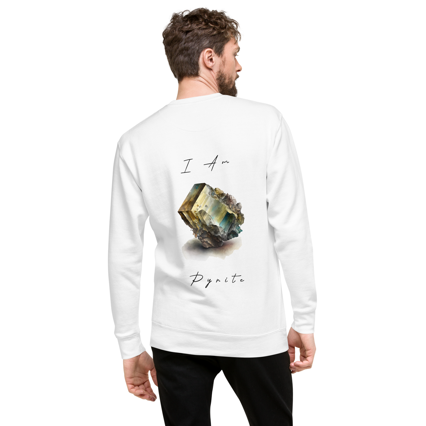 Pyrite Healing Crystal-Infused Sweatshirt