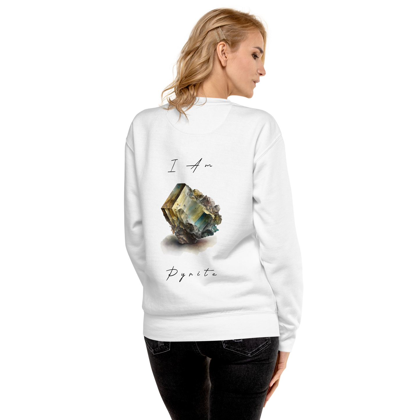 Pyrite Healing Crystal-Infused Sweatshirt