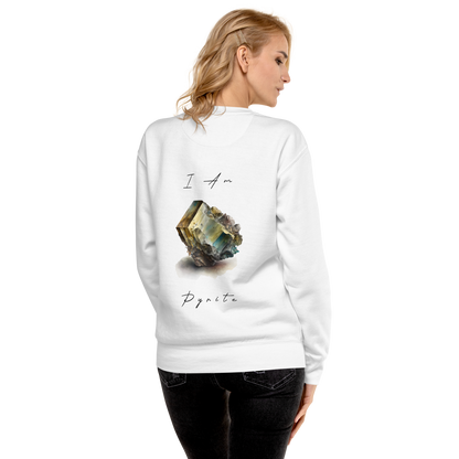 Pyrite Healing Crystal-Infused Sweatshirt