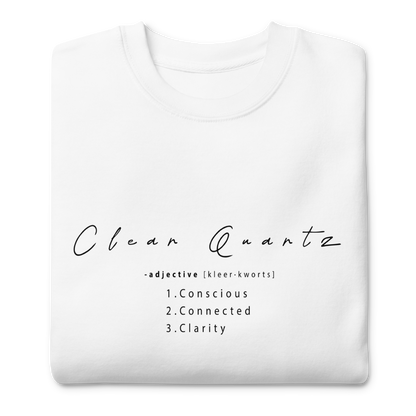 Clear Quartz Healing Crystal-Infused Sweatshirt