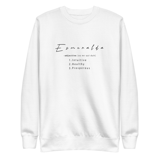 Esmeralda Healing Crystal-Infused Sweatshirt