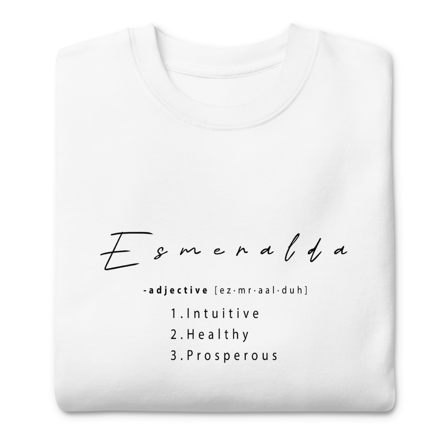 Esmeralda Healing Crystal-Infused Sweatshirt