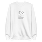 Ruby Healing Crystal-Infused Sweatshirt