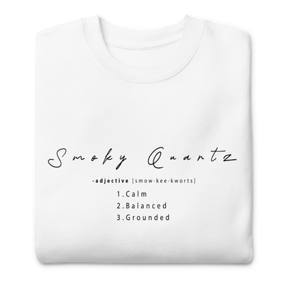Smokey Quartz Healing Crystal-Infused Sweatshirt