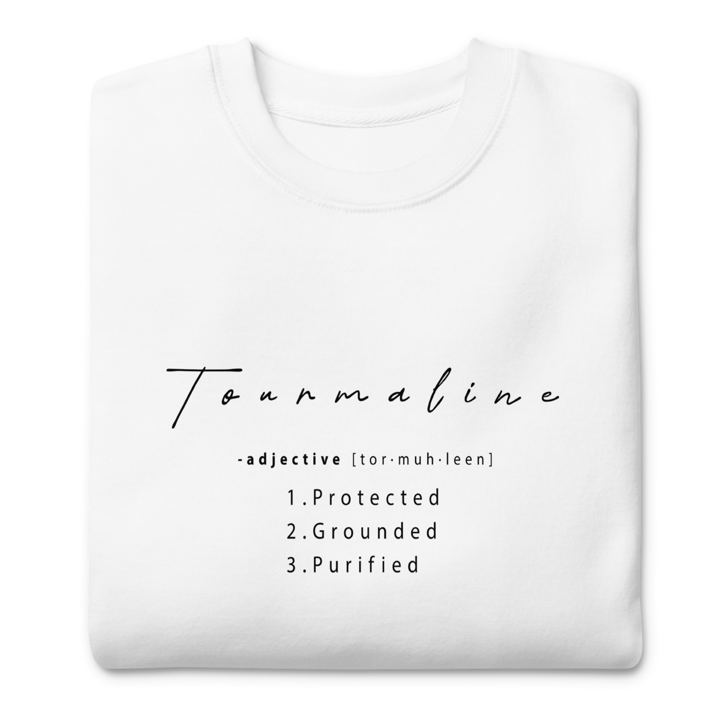 Tourmaline Healing Crystal-Infused Sweatshirt