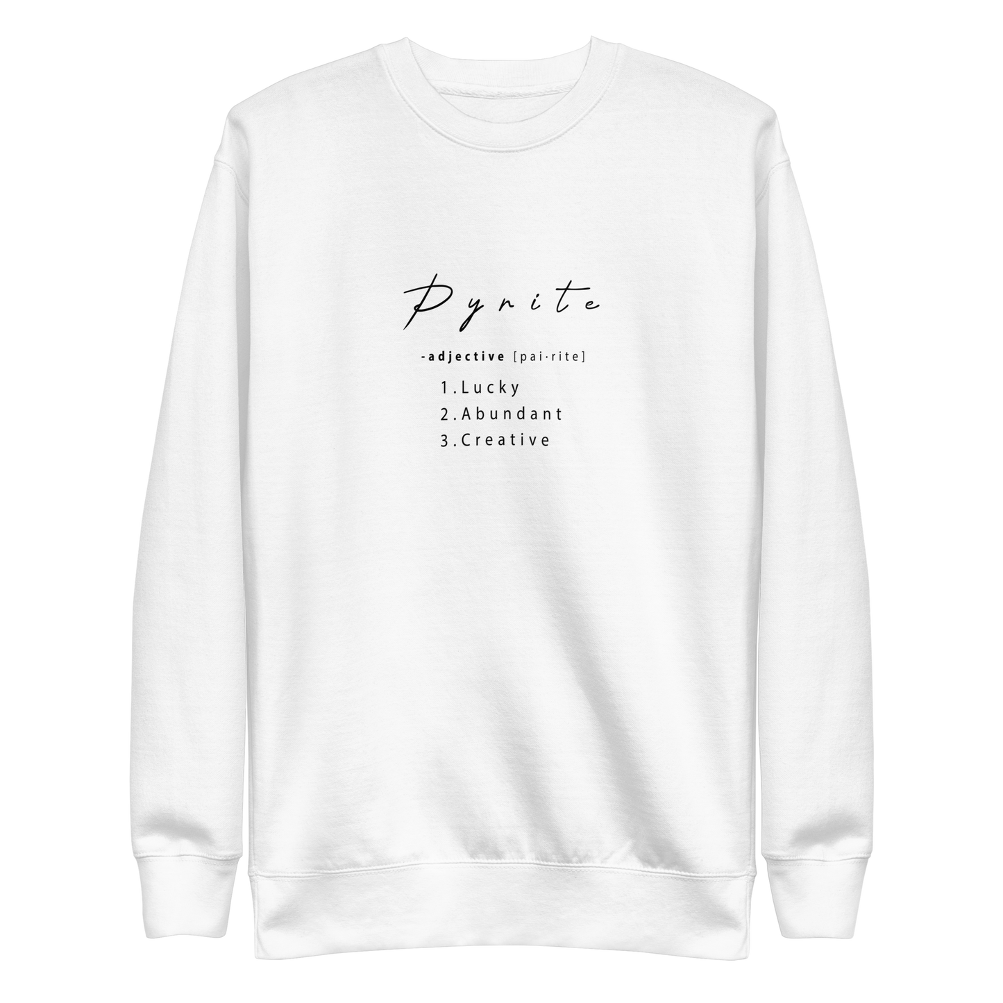 Pyrite Healing Crystal-Infused Sweatshirt