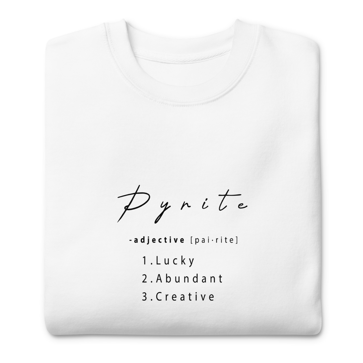 Pyrite Healing Crystal-Infused Sweatshirt