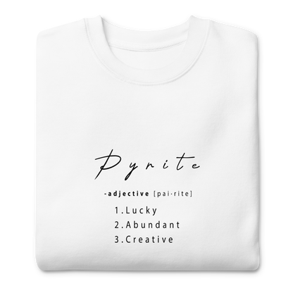 Pyrite Healing Crystal-Infused Sweatshirt