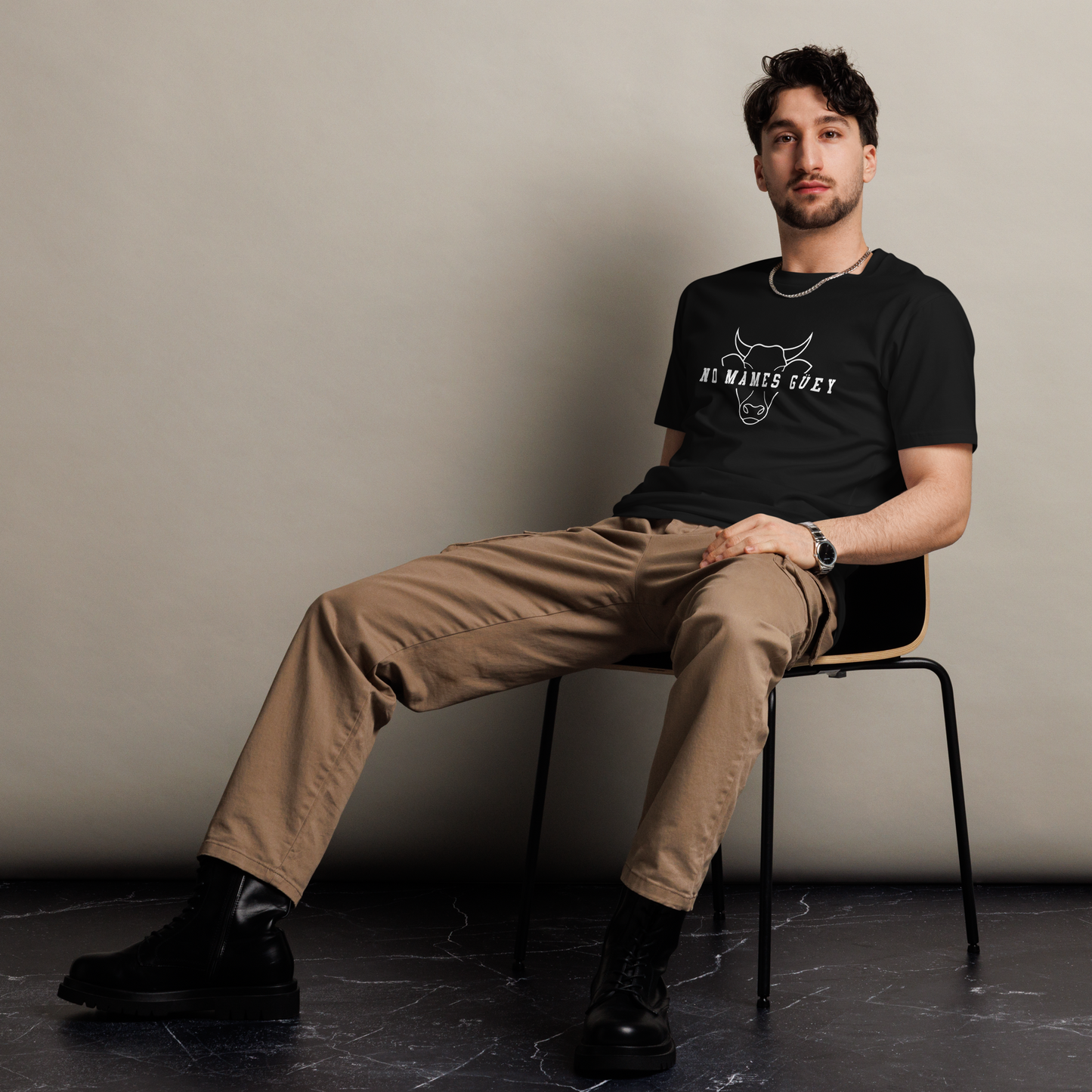 No Mames Men's Authentic Mexican Graphic Quote Tee