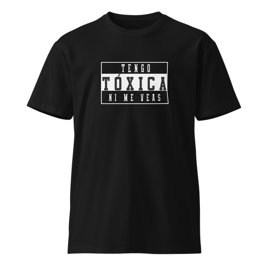 Tengo Tóxica Men's Authentic Mexican Graphic Quote Tee