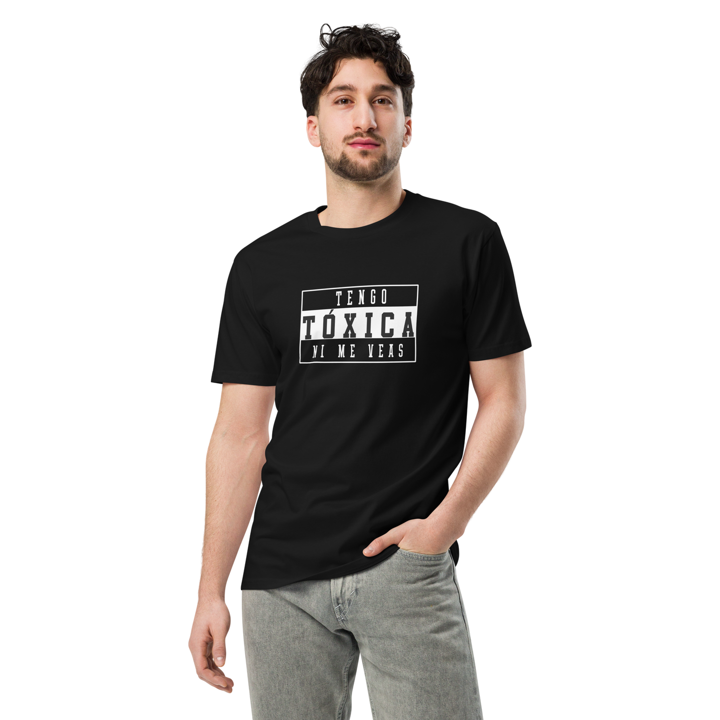 Tengo Tóxica Men's Authentic Mexican Graphic Quote Tee