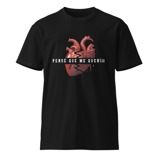 Pensé Que Me Querías Men's Authentic Mexican Graphic Quote Tee