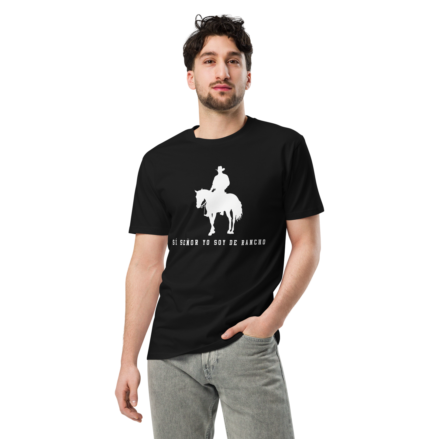 Soy De Rancho Men's Authentic Mexican Graphic Quote Tee