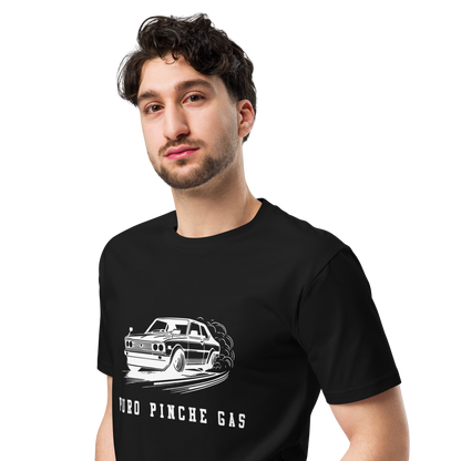 Puro Pinche Gas Men's Authentic Mexican Graphic Quote Tee
