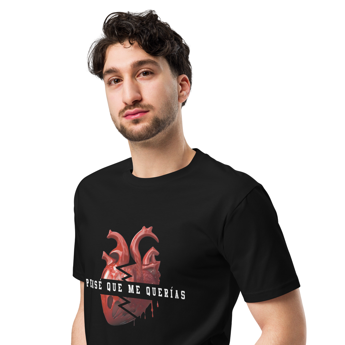Pensé Que Me Querías Men's Authentic Mexican Graphic Quote Tee