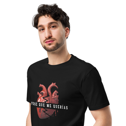 Pensé Que Me Querías Men's Authentic Mexican Graphic Quote Tee