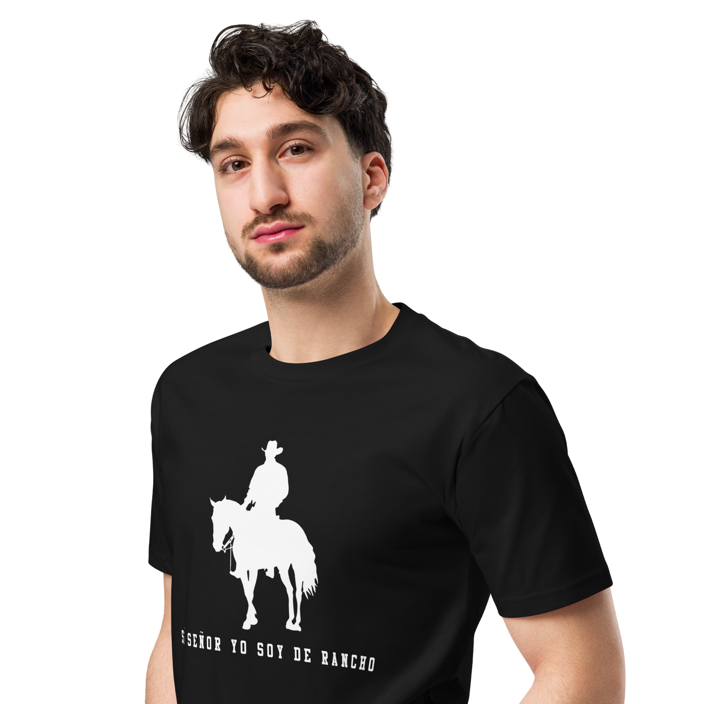 Soy De Rancho Men's Authentic Mexican Graphic Quote Tee