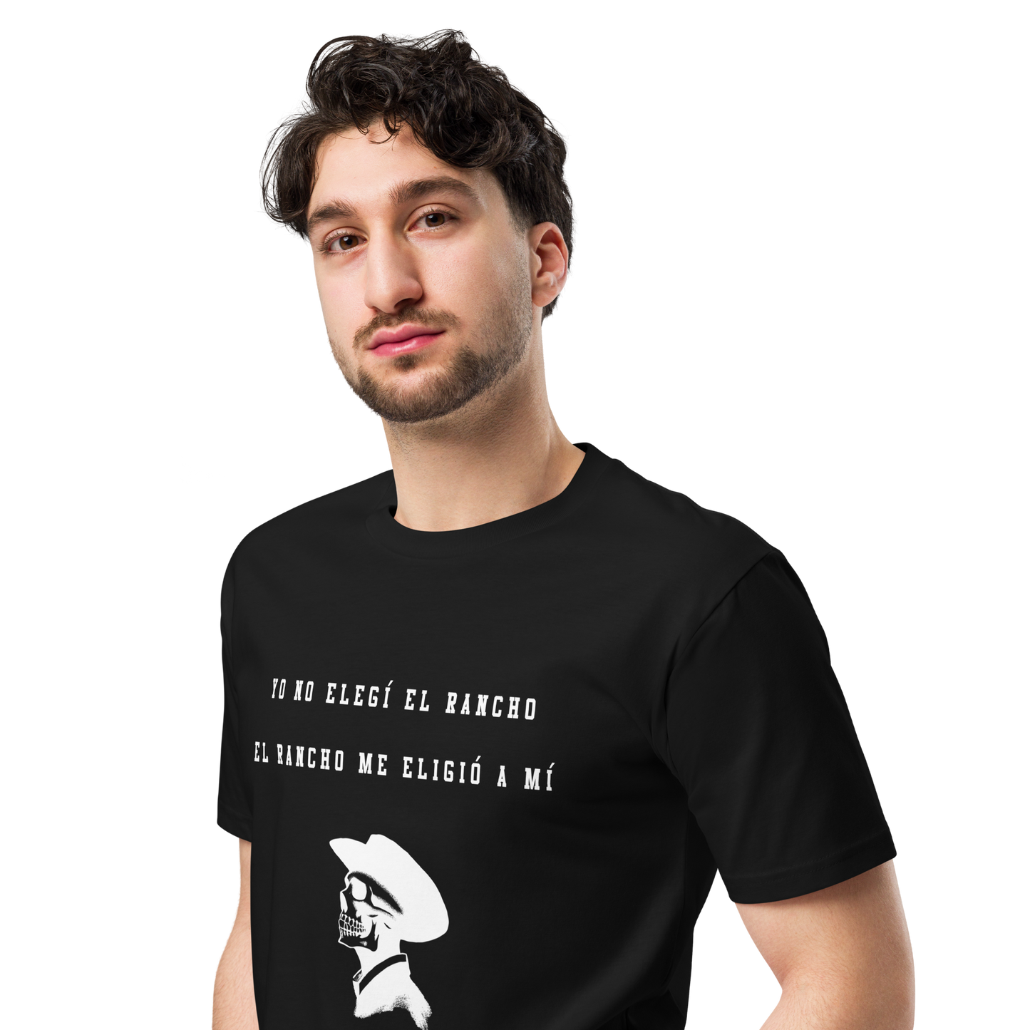 Me Eligio El Rancho Men's Authentic Mexican Graphic Quote Tee