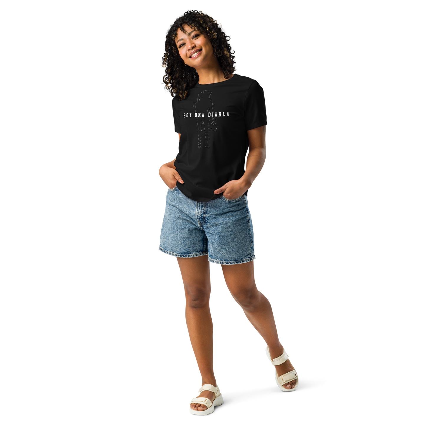 Soy Una Diabla Women's Authentic Mexican Graphic Quote Tee