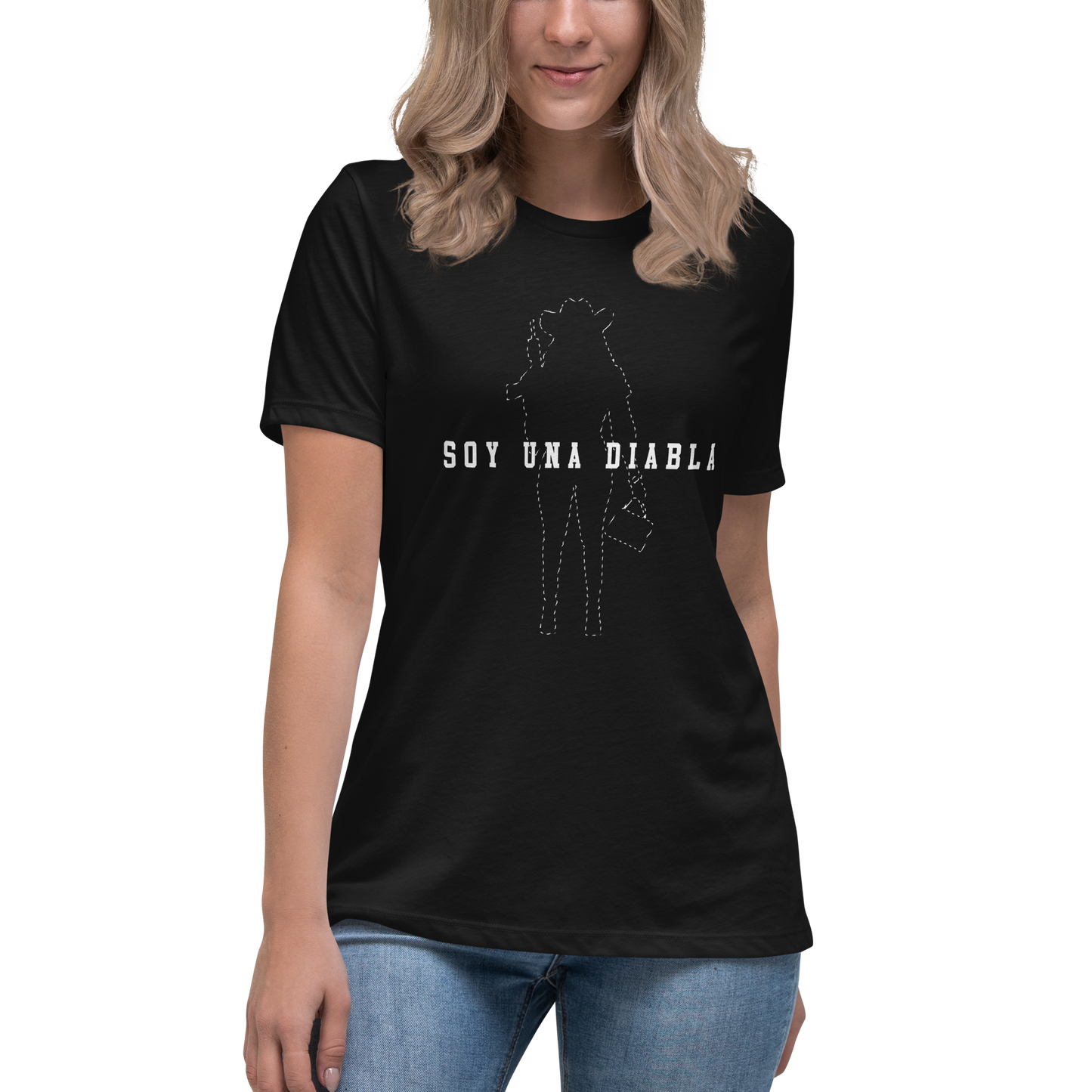 Soy Una Diabla Women's Authentic Mexican Graphic Quote Tee