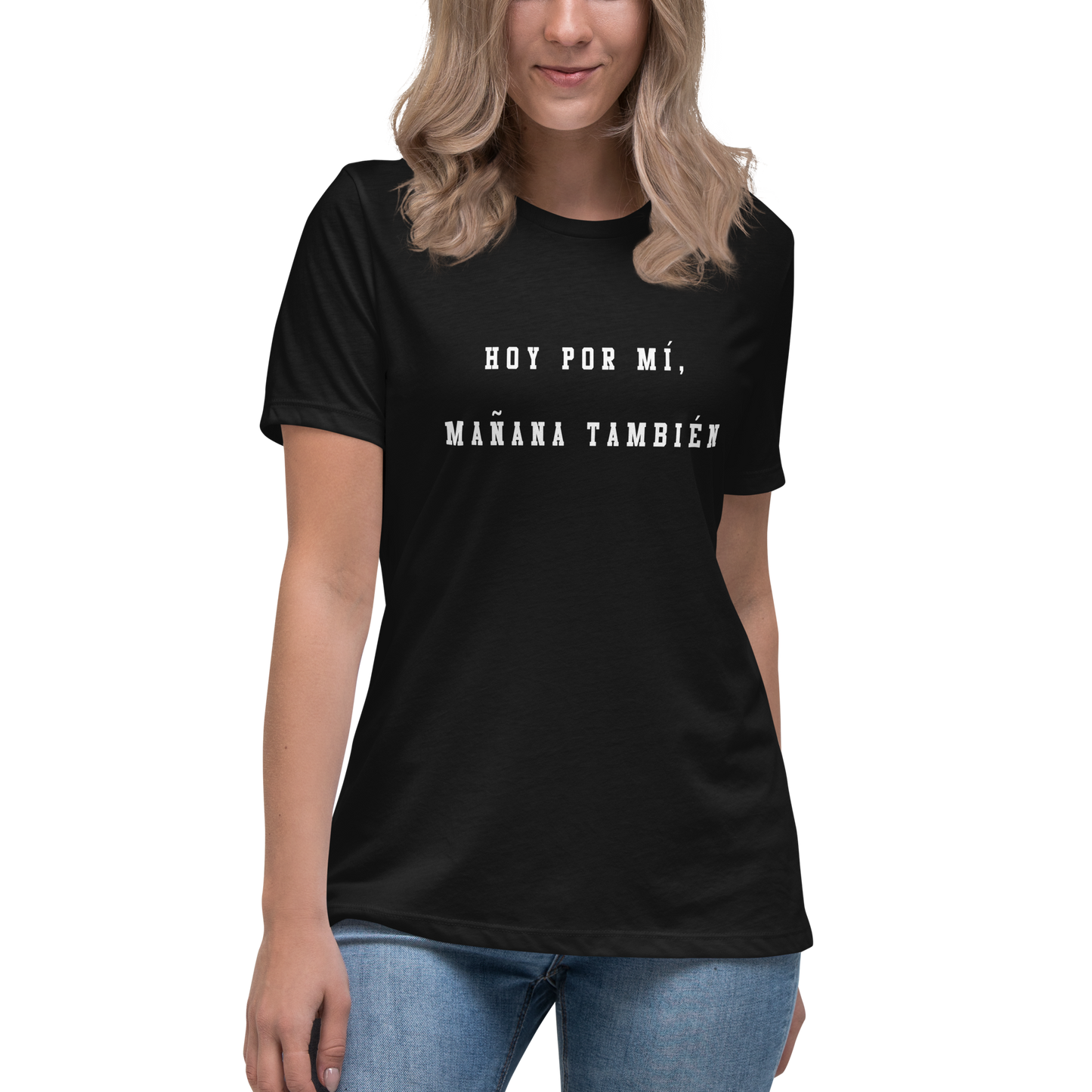 Hoy Por Mi Women's Authentic Mexican Graphic Quote Tee