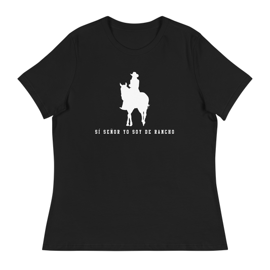 Soy De Rancho Women's Authentic Mexican Graphic Quote Tee